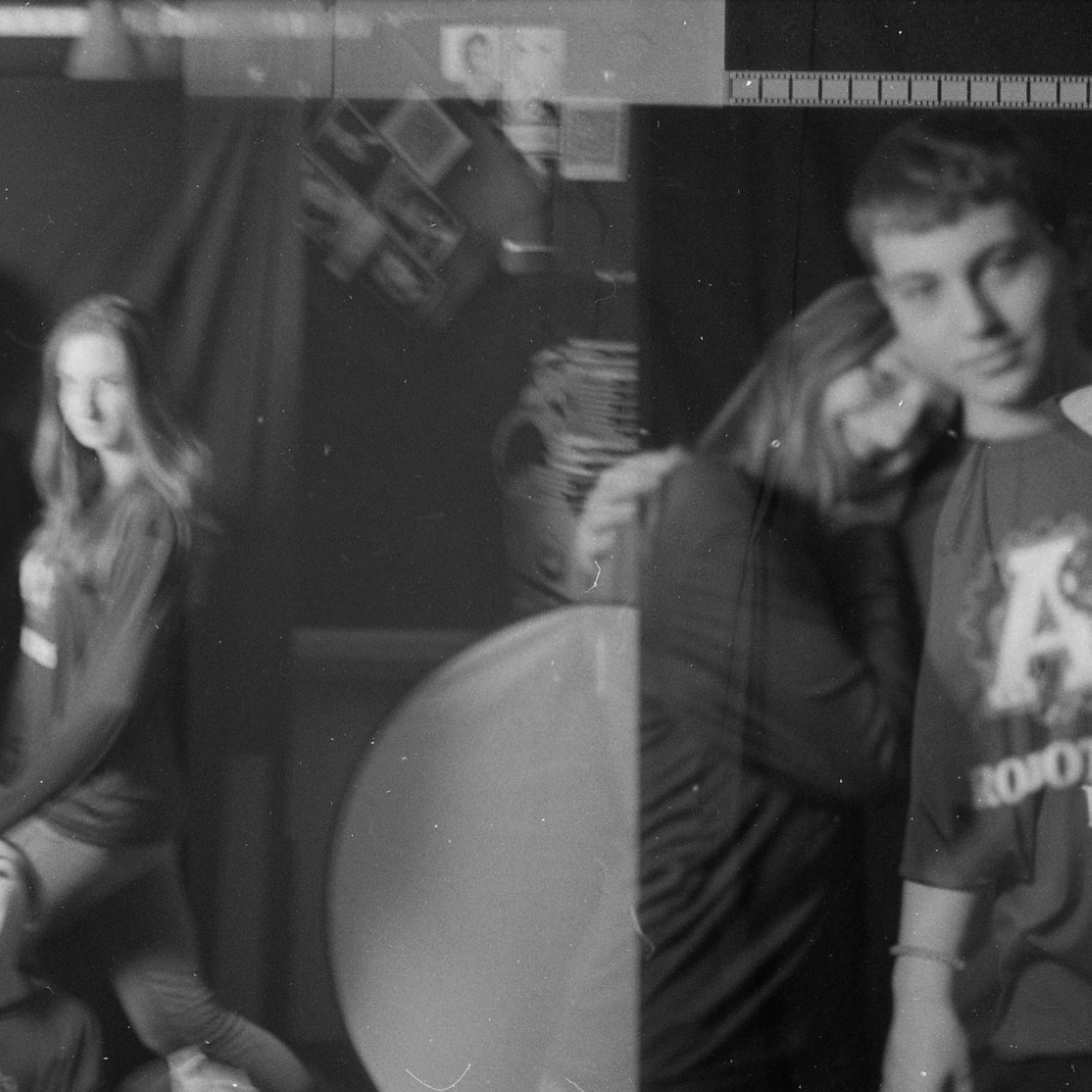 We had a photo shoot for the robotics team we were a part of in highschool, my brother is the coolest